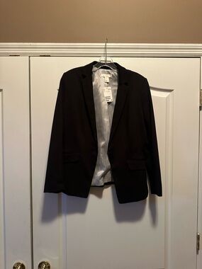H&M Women’s Blazer Size 12 Brand New With Tags Black Blazer